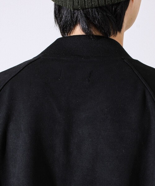 GLOSTER（グロスター）の「【秋の新定番】フェイクスエードMA-1ジップブルゾン（ブルゾン・メンズ・ブラック/オリーブ/ピンク・S/M/L）」の16枚目の写真