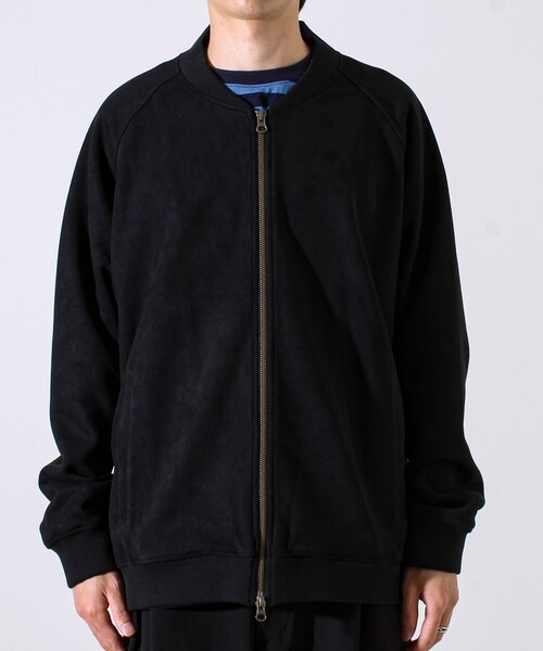 GLOSTER（グロスター）の「【秋の新定番】フェイクスエードMA-1ジップブルゾン（ブルゾン・メンズ・ブラック/オリーブ/ピンク・S/M/L）」の18枚目の写真