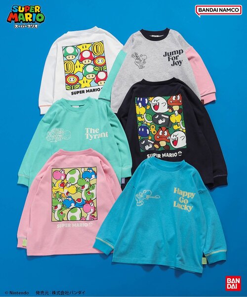 スーパーマリオ ボックスTシャツ（Tシャツ/カットソー）｜BANDAI