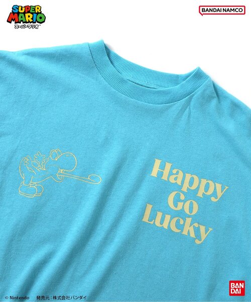 BANDAI(バンダイ)の「スーパーマリオ ボックスTシャツ(Tシャツ/カットソー・キッズ・ネイビー/オフホワイト/グリーン/ピンク/レインボー/ターコイズブルー・100/110/120/130/140/150)」の21枚目の写真
