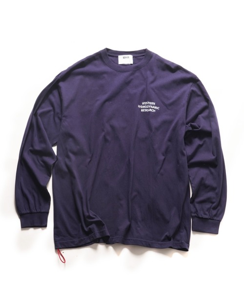 WESTERN HYDRODYNAMIC RESEARCH(ウェスタンハイドロダイナミックリサーチ)の「【Western Hydrodynamic Research/ウェスタン ハイドロダイナミック リサーチ】WORKER LS T JP JAPAN LIMITED バックプリント ブランドロゴ ワンポイント 刺繍 ロンT(Tシャツ/カットソー・メンズ・ホワイト系その他/ホワイト/ネイビー・LARGE/MEDIUM/X-LARGE)」の22枚目の写真