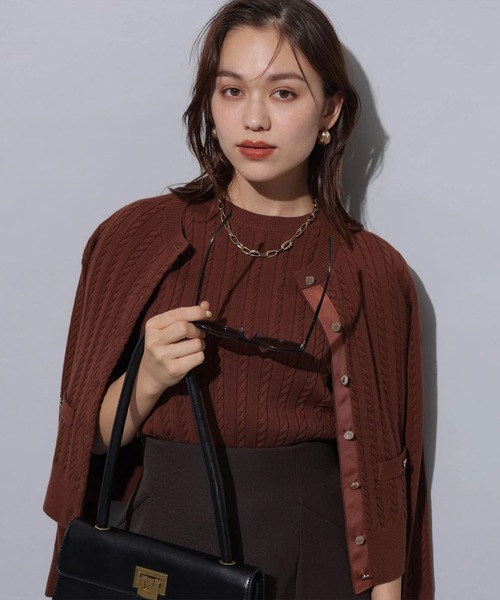 ケーブルアンサンブル（ニット/セーター）｜Arpege story