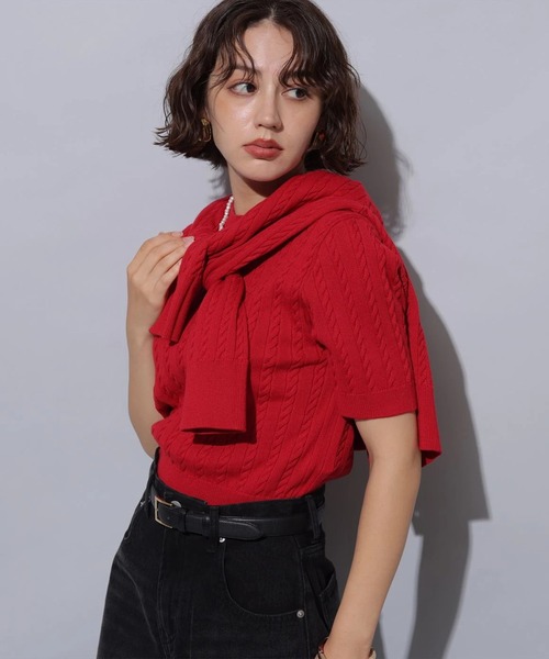 ケーブルアンサンブル（ニット/セーター）｜Arpege story