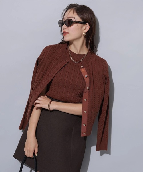 ケーブルアンサンブル（ニット/セーター）｜Arpege story