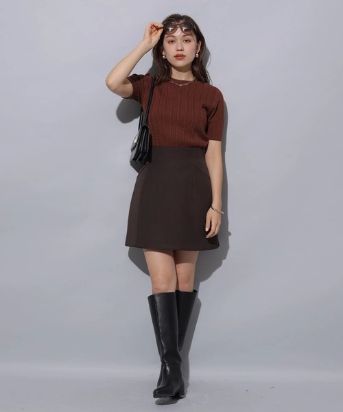 ケーブルアンサンブル（ニット/セーター）｜Arpege story