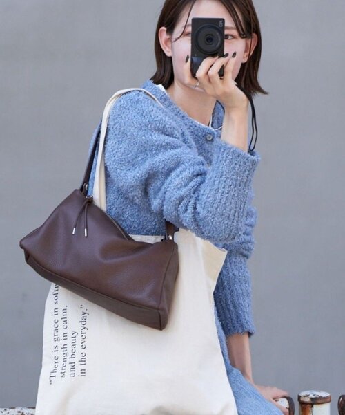タグ付　新品未使用ラシット　russet ショルダーバッグ　2way ラシット russet 2Wayショルダーバッグ(SF－007) （Gray/Pink