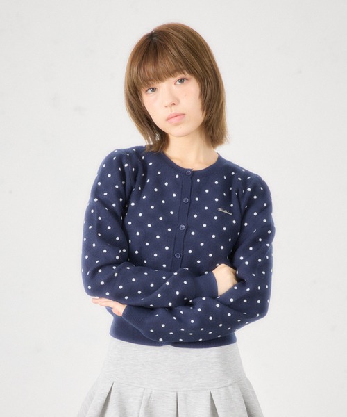 FCMM（エフシーエムエム）の「【日本限定】DOT CARDIGAN / ドットカーディガン（カーディガン/ボレロ・レディース・グレー/ネイビー/ホワイト/レッド・SMALL/MEDIUM）」の11枚目の写真