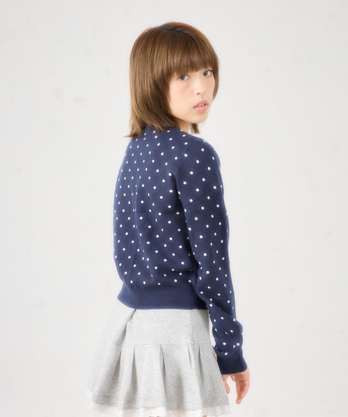 FCMM（エフシーエムエム）の「【日本限定】DOT CARDIGAN / ドットカーディガン（カーディガン/ボレロ・レディース・グレー/ネイビー/ホワイト/レッド・SMALL/MEDIUM）」の12枚目の写真