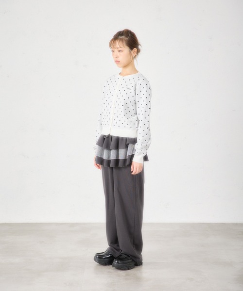 FCMM（エフシーエムエム）の「【日本限定】DOT CARDIGAN / ドットカーディガン（カーディガン/ボレロ・レディース・グレー/ネイビー/ホワイト/レッド・SMALL/MEDIUM）」の20枚目の写真