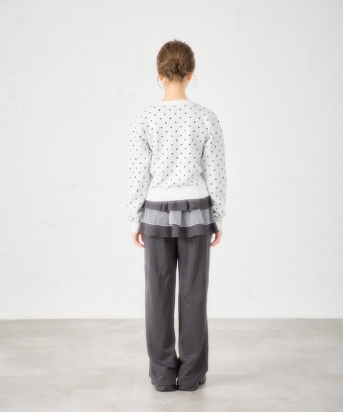 FCMM（エフシーエムエム）の「【日本限定】DOT CARDIGAN / ドットカーディガン（カーディガン/ボレロ・レディース・グレー/ネイビー/ホワイト/レッド・SMALL/MEDIUM）」の21枚目の写真