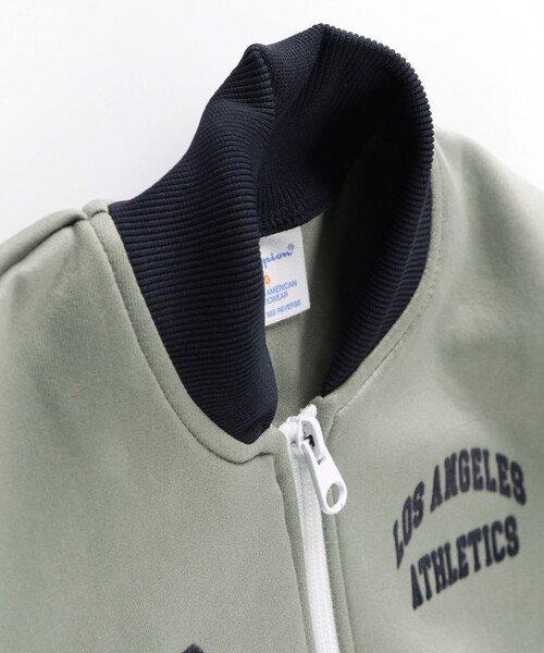Champion(チャンピオン)の「【Champion(チャンピオン)】ジップジャケット(その他アウター・キッズ・グレー・140/160/130/150/110/120)」の4枚目の写真