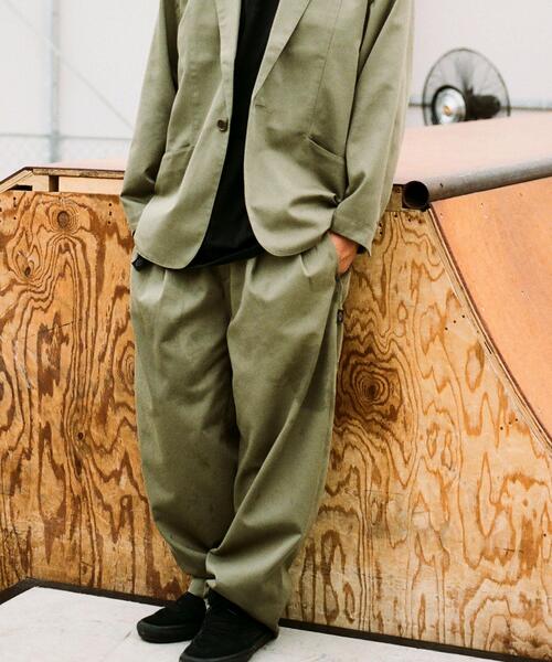 MANASTASH(マナスタッシュ)の「MANASTASH/マナスタッシュ/×DICKIES/ディッキーズ/EXTRA MILE TUCK PANTS(その他パンツ・メンズ・ブラック/グレー/カーキ・L/M/S)」の5枚目の写真