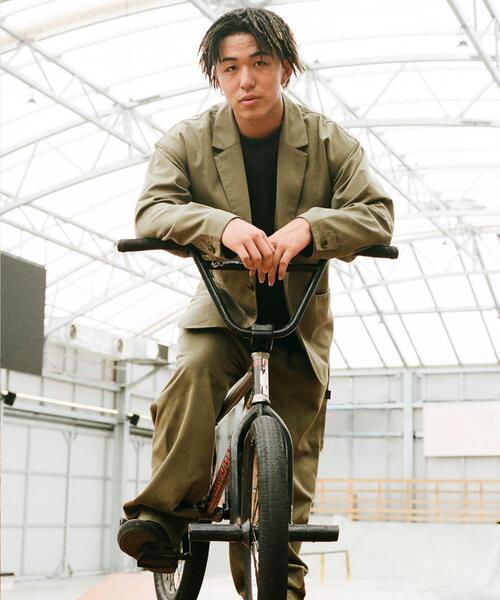 MANASTASH(マナスタッシュ)の「MANASTASH/マナスタッシュ/×DICKIES/ディッキーズ/EXTRA MILE TUCK PANTS(その他パンツ・メンズ・ブラック/グレー/カーキ・L/M/S)」の6枚目の写真