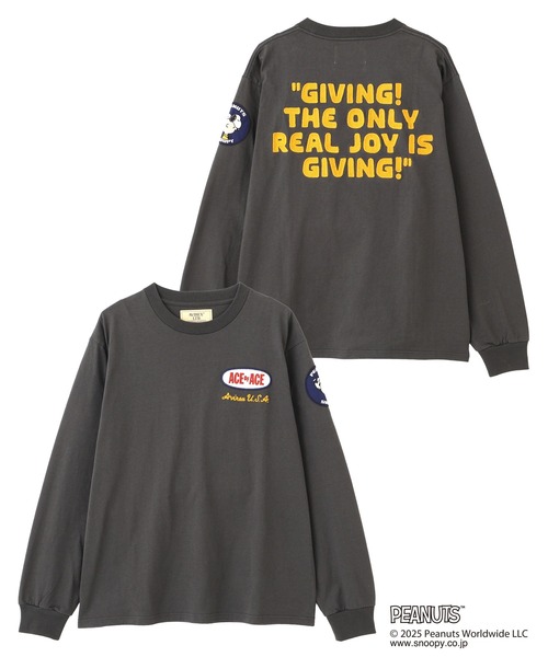 AVIREX × PEANUTSクルーネックスウェット スヌーピー2XLベージュ 楽天市場】AVIREX アヴィレックス PEANUT スヌーピー コラボ