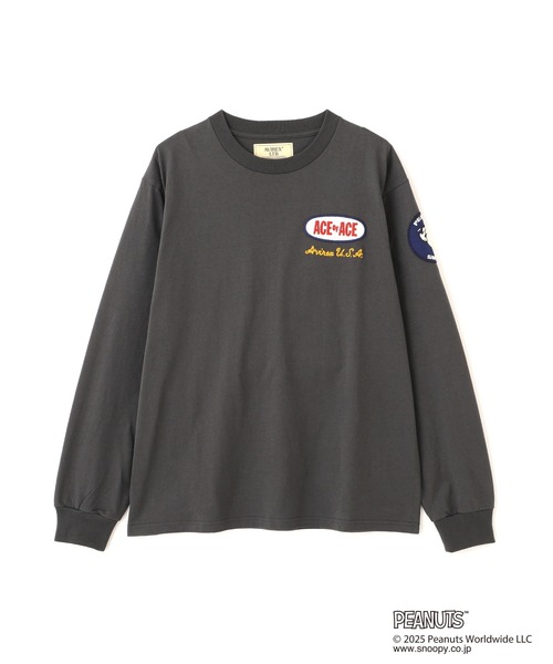 AVIREX(アヴィレックス)の「《AVIREX × PEANUTS》LONGSLEEVE T-SHIRT / ロングスリーブTシャツ / ピーナッツ / アヴィレックス(Tシャツ/カットソー・メンズ・チャコール/ナチュラル・XX-LARGE/X-LARGE/LARGE/MEDIUM)」の20枚目の写真