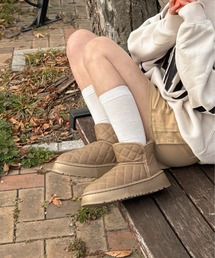 Vini | 裏起毛キルティングブーツ(ブーツ)