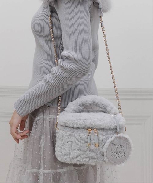 セール】【TOM and JERRY】ミラー付きバニティバッグ（ショルダー