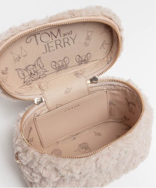 セール】【TOM and JERRY】ミラー付きバニティバッグ（ショルダー