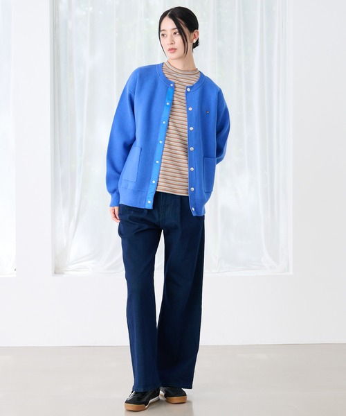 Arnold Palmer（アーノルドパーマー）の「シェア スウェットライクニット カーディガン（カーディガン/ボレロ・レディース・杢グレー/ブルー/ブラック・LL/L/M/S/XS）」の22枚目の写真