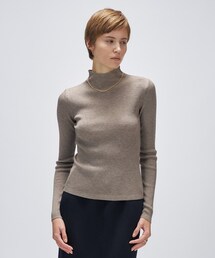 cloenc | 【手洗い可】シルクカシミヤ混ハイネックニット(ニット/セーター)