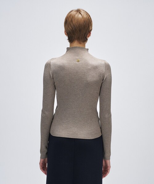 cloenc（クロエンス）の「【手洗い可】シルクカシミヤ混ハイネックニット（ニット/セーター・レディース・ブラック系8/グレー系4/ホワイト系9/ブラウン系8・02）」の13枚目の写真