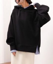 emesuelee（エメスーリー）の「【セットアップ対応】ダンボール素材 コクーンスリーブフーディー（パーカー）」