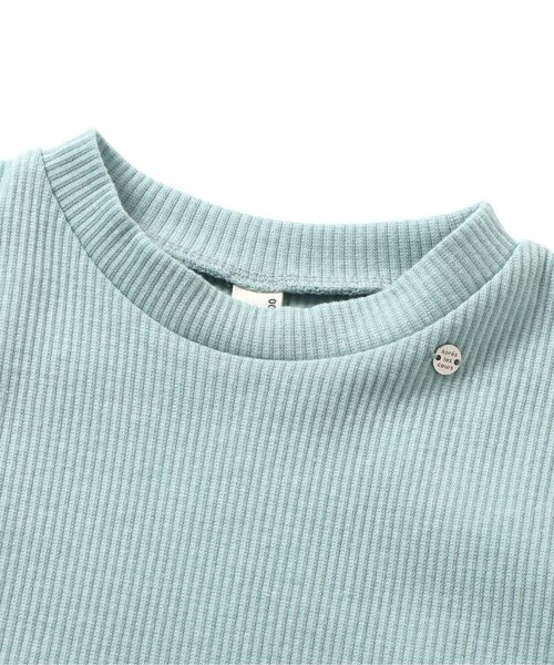 apres les cours（アプレレクール）の「【ジュニア対応】ペプラムファービスチェ2Pセット（Tシャツ/カットソー・キッズ・アイボリー/ミント・90/100/110/120/130/140）」の12枚目の写真