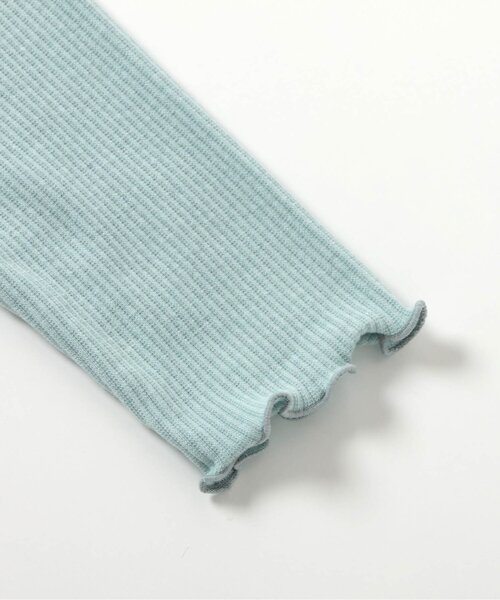 apres les cours（アプレレクール）の「【ジュニア対応】ペプラムファービスチェ2Pセット（Tシャツ/カットソー・キッズ・アイボリー/ミント・90/100/110/120/130/140）」の14枚目の写真