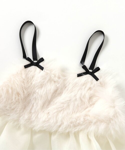 apres les cours（アプレレクール）の「【ジュニア対応】ペプラムファービスチェ2Pセット（Tシャツ/カットソー・キッズ・アイボリー/ミント・90/100/110/120/130/140）」の18枚目の写真