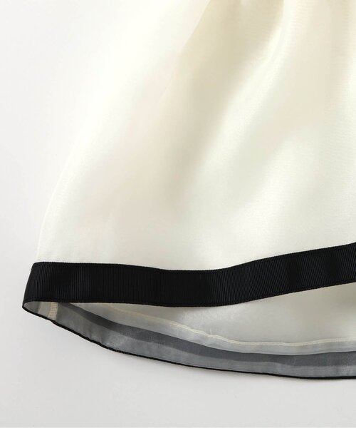 apres les cours（アプレレクール）の「【ジュニア対応】ペプラムファービスチェ2Pセット（Tシャツ/カットソー・キッズ・アイボリー/ミント・90/100/110/120/130/140）」の21枚目の写真