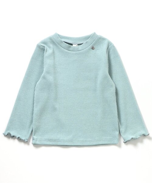 apres les cours（アプレレクール）の「【ジュニア対応】ペプラムファービスチェ2Pセット（Tシャツ/カットソー・キッズ・アイボリー/ミント・90/100/110/120/130/140）」の22枚目の写真