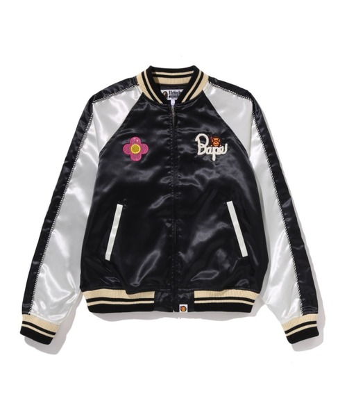 A BATHING APE|ア ベイシング エイプのスカジャン(ブラック/黒色系 A BATHING APE|ア ベイシング エイプのスカジャン(ブラック/黒色系