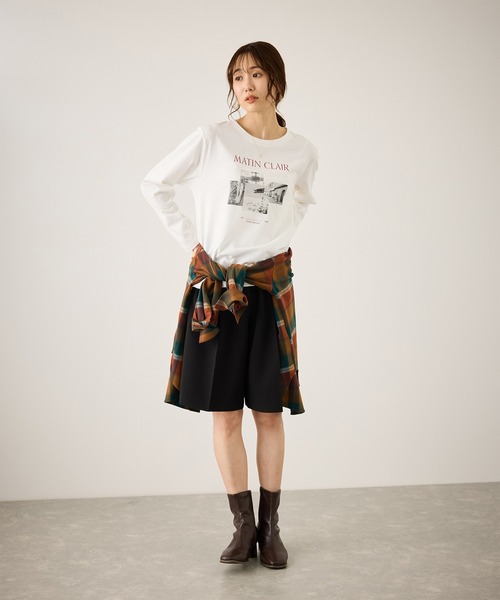 ROPE' PICNIC(ロペピクニック)の「汗染み防止アソートロゴロングスリーブTシャツ/UVカット・接触冷感(Tシャツ/カットソー・レディース・ホワイト/ホワイト系その他/ホワイト系その他2・FREE)」の17枚目の写真