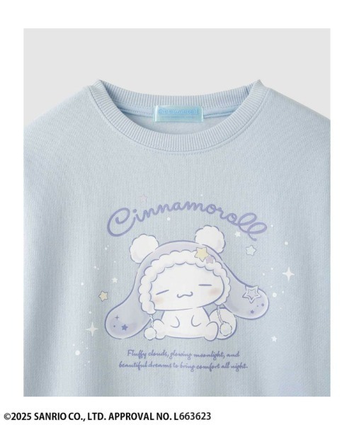 sanrio（サンリオ）の「Sanrio 【マイメロディ・クロミ / シナモロール】 シートプリント起毛トレーナー（スウェット・キッズ・ラベンダー/サックスブルー・140/130/120/110/160/150/100）」の8枚目の写真