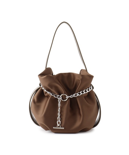 ADAM ET ROPE'(アダムエロペ)の「【サステナブル】チェーン巾着バッグ(ハンドバッグ・レディース・ブラック/ブラウン・FREE)」の14枚目の写真