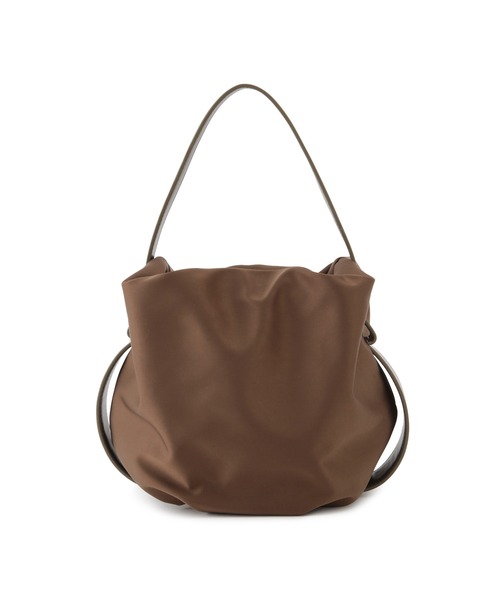 ADAM ET ROPE'(アダムエロペ)の「【サステナブル】チェーン巾着バッグ(ハンドバッグ・レディース・ブラック/ブラウン・FREE)」の22枚目の写真