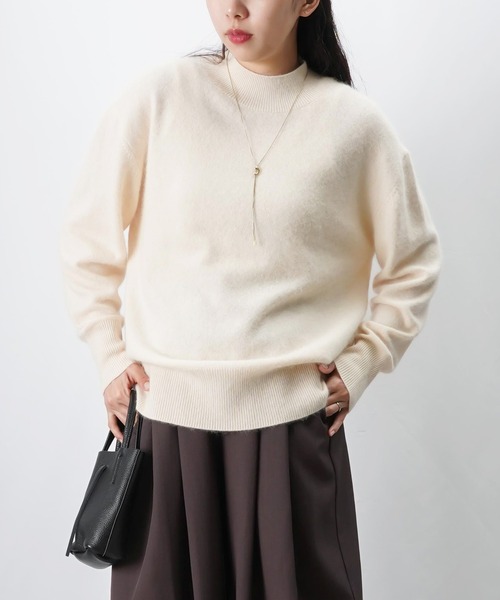 セール】LC/LLL ウール混ハイネックプルオーバー（ニット/セーター