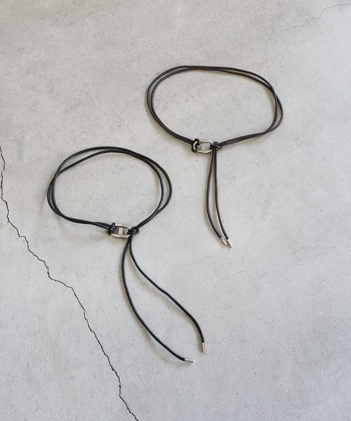 select MOCA（セレクトモカ）の「メタルモチーフコードベルト（ベルト・レディース・ブラック/ブラウン・FREE）」の16枚目の写真