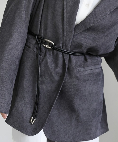 select MOCA（セレクトモカ）の「メタルモチーフコードベルト（ベルト・レディース・ブラック/ブラウン・FREE）」の10枚目の写真