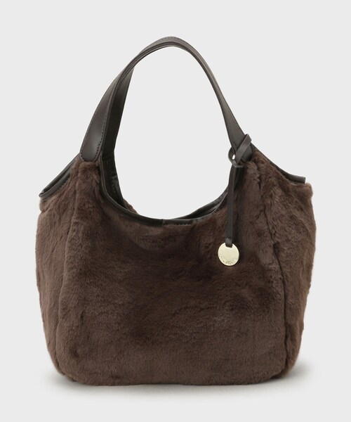 OPAQUE.CLIP（オペークドットクリップ）の「【フェイクファー／キルティング】くり手ミドルトートバッグ（トートバッグ・レディース・チャコールグレー/ブラック/ブラウン系その他5/ベージュ系6・00）」の15枚目の写真