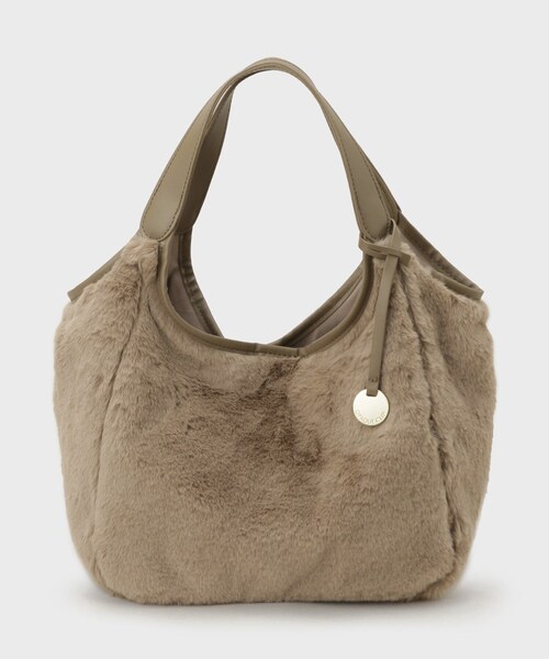 OPAQUE.CLIP（オペークドットクリップ）の「【フェイクファー／キルティング】くり手ミドルトートバッグ（トートバッグ・レディース・チャコールグレー/ブラック/ブラウン系その他5/ベージュ系6・00）」の16枚目の写真