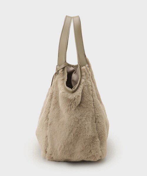 OPAQUE.CLIP（オペークドットクリップ）の「【フェイクファー／キルティング】くり手ミドルトートバッグ（トートバッグ・レディース・チャコールグレー/ブラック/ブラウン系その他5/ベージュ系6・00）」の17枚目の写真