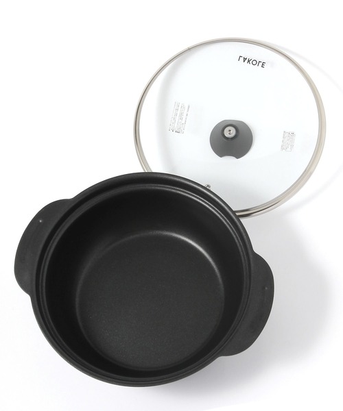 LAKOLE（ラコレ）の「IHアルミ両手鍋[26cm] / 498186（鍋/フライパン・レディース・ブラック・FREE）」の10枚目の写真