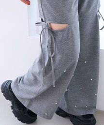 MAJESTIC LEGON | スリット入りキラキラスウェットパンツ(スウェットパンツ)