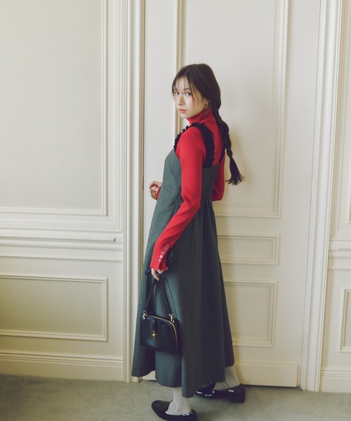 【白宮みずほさんコラボ】フリルショルダージャンスカ NATURAL BEAUTY BASIC（ナチュラルビューティーベーシック）の