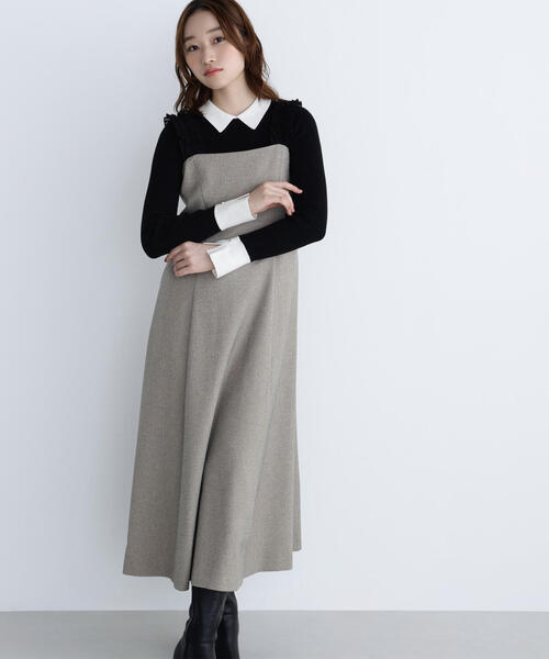 【白宮みずほさんコラボ】フリルショルダージャンスカ NATURAL BEAUTY BASIC（ナチュラルビューティーベーシック）の