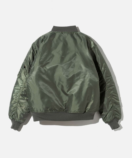 ROTHCO（ロスコ）の「ROTHCO FLIGHT JACKET ロスコ MA-1ジャケット（MA-1・レディース・モスグリーン/ブラック・MEDIUM/LARGE/SMALL）」の16枚目の写真