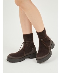 emmi | フェザーヤーンニットブーツ(ブーツ)