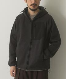 ITEMS URBANRESEARCH | ニットフリース Zip Up フードジャケット(その他アウター)