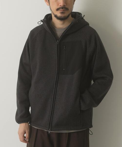 セール】ニットフリース Zip Up フードジャケット（その他アウター